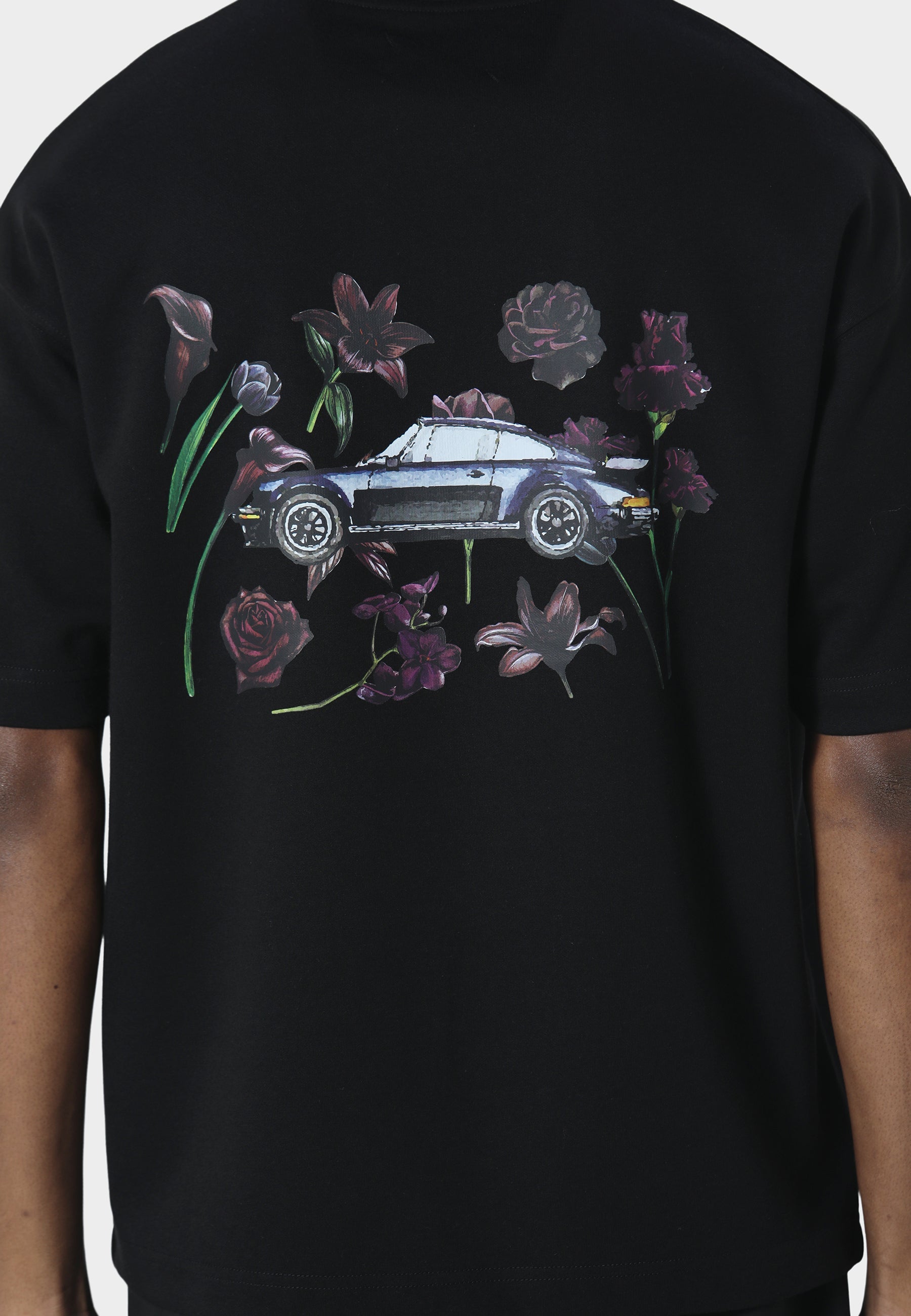 Pas De Monaco Bloom Torque Black T-Shirt